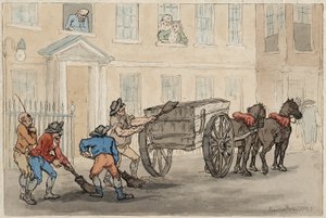 جمع التربة الليلية ، حانة. 1788 بواسطة توماس رولاندسون