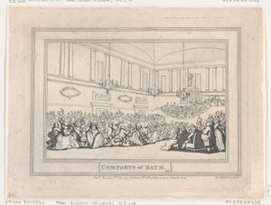 وسائل الراحة في باث ، اللوحة 10 ، 6 يناير 1798. ، 6 يناير 1798. بواسطة توماس رولاندسون