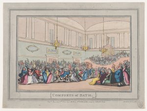 وسائل الراحة في باث ، اللوحة 10 ، 6 يناير 1798. ، 6 يناير 1798. بواسطة توماس رولاندسون