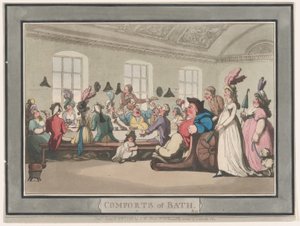وسائل الراحة في باث ، لوحة 11 ، 6 يناير 1798. ، 6 يناير 1798. بواسطة توماس رولاندسون