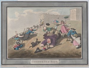 وسائل الراحة في باث ، لوحة 12 ، 6 يناير 1798. ، 6 يناير 1798. بواسطة توماس رولاندسون