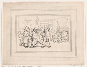 وسائل الراحة في باث ، اللوحة 1 ، 6 يناير 1798. ، 6 يناير 1798. بواسطة توماس رولاندسون
