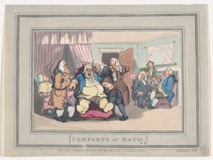 وسائل الراحة في باث ، اللوحة 1 ، 6 يناير 1798. ، 6 يناير 1798. بواسطة توماس رولاندسون