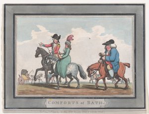وسائل الراحة في باث ، اللوحة 5 ، 6 يناير 1798. ، 6 يناير 1798. بواسطة توماس رولاندسون