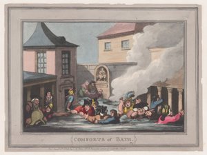 وسائل الراحة في باث ، اللوحة 7 ، 6 يناير 1798. ، 6 يناير 1798. بواسطة توماس رولاندسون