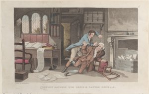 الصراع بين Quae Genus و Lawyer Gripe-all ، من تاريخ جوني كيو ... ، 1 أكتوبر 1821. بواسطة توماس رولاندسون
