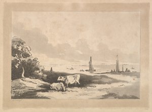 الأبقار والمناظر البحرية ، 1783-89. بواسطة توماس رولاندسون
