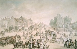 الفيل والقلعة ، ساوثوارك ، لندن ، c1805-c1820 بواسطة توماس رولاندسون