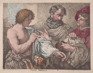 الابن الضال ، 1783-95. بواسطة توماس رولاندسون