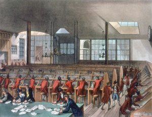 مكتب البريد العام ، شارع لومبارد ، لندن ، 1808 بواسطة توماس رولاندسون