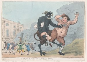 صرخة عظيمة وصوف صغير 22 ديسمبر 1783 ، 22 ديسمبر 1783. بواسطة توماس رولاندسون