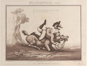 إنجازات الخيول ، رسم 8: عالم حسابي !! ، 1 أغسطس 1799 ، 1 أغسطس 1799. بواسطة توماس رولاندسون