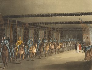 مستودع الأسلحة الحصان ، برج لندن ، 1 نوفمبر 1809. ، 1 نوفمبر 1809 بواسطة أوغسطس تشارلز بوجين