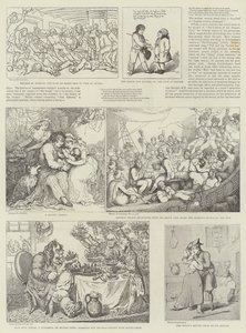الفن الفكاهي في المعرض الملكي البحري بواسطة Thomas Rowlandson