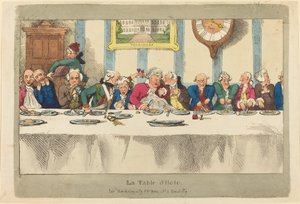 The Table d'Hote بواسطة توماس رولاندسون