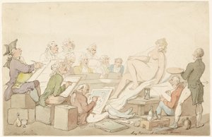 وضع الشكل في Somerset House بواسطة توماس رولاندسون