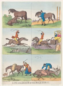 حياة وموت سباق الخيل 25 سبتمبر 1811 ، 25 سبتمبر 1811. بواسطة توماس رولاندسون