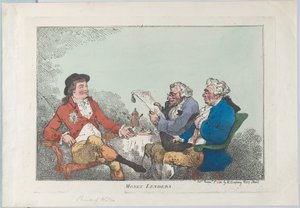 مقرضو الأموال ، 8 نوفمبر ، 1784 ، 8 نوفمبر ، 1784. بواسطة توماس رولاندسون