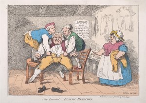 المؤخرات المرنة الجديدة المخترعة ، 1 نوفمبر ، 1784 ، 1 نوفمبر ، 1784. بواسطة توماس رولاندسون