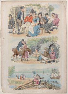 اللوحة 4: التجنيد ، من World in Miniature 1816. ، 1816. بواسطة توماس رولاندسون