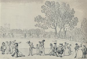 منتزه في الحديقة الخضراء ، 1808 ، 1920 بواسطة توماس رولاندسون