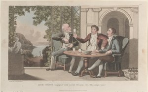 انخرط Quae Genus مع Jovial Friends ، Or-Who Sings Best ، من The History o ... ، 1 كانون الثاني (يناير) 1822. بواسطة توماس رولاندسون