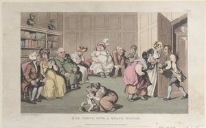 Quae Genus with a Quack Doctor ، من تاريخ Johnny Quae Genus ، The Lit ... ، 1 أكتوبر 1821. بواسطة توماس رولاندسون