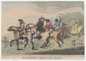 العودة من السباقات ، 1 ديسمبر 1791 ، 1 ديسمبر 1791. بواسطة توماس رولاندسون