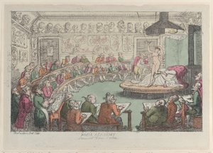 الأكاديمية الملكية ، سومرست هاوس ، لندن ، 1801-11. ، 1801-11. بواسطة توماس رولاندسون