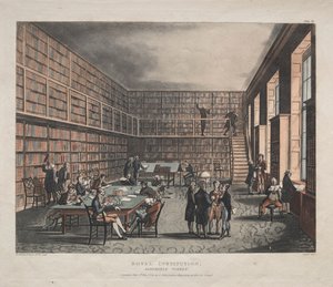 المعهد الملكي ، شارع البيمارلي ، 1809. بواسطة توماس رولاندسون