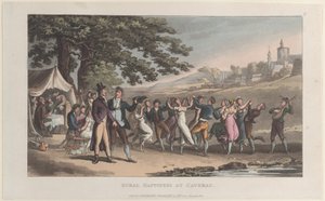 السعادة الريفية في كافيراك ، من مجلة الرحلات العاطفية في المقاطعات الجنوبية ... ، 1821. بواسطة توماس رولاندسون