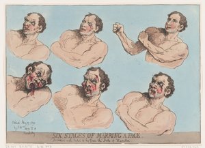 ست مراحل لتشويه الوجه ، 29 مايو 1792 ، 29 مايو 1792. بواسطة توماس رولاندسون