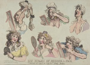ست مراحل لإصلاح الوجه ، مكرسة فيما يتعلق بالشرف الصحيح. سيدة Ar ... ، 29 مايو 1792. بواسطة توماس رولاندسون