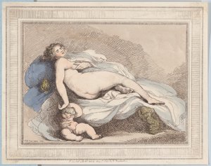 كوكب الزهرة النائم والحب ، 1799 ، 1799. بواسطة توماس رولاندسون