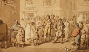 موسيقيو الشوارع ، 1823 بواسطة توماس رولاندسون