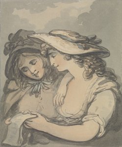 The Ballad Singers (ألوان مائية بالقلم والحبر على الجرافيت على الورق) بواسطة توماس رولاندسون