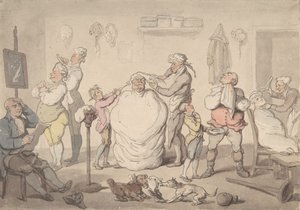 محل الحلاق ، 1785-1805. بواسطة توماس رولاندسون