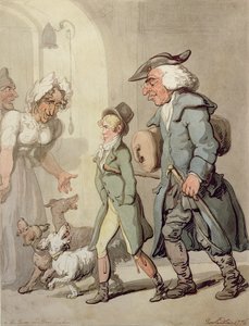 The Bear and Bear Leader - اجتياز فندق d&39;Angleterre ، 1776 بواسطة توماس رولاندسون