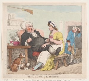 The Crowe & The Pigeon ، 1 أكتوبر 1799 ، 1 أكتوبر 1799. بواسطة توماس رولاندسون