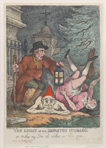 شبح زوجي الراحل ، أو يذبل حبي ، هل ذهبت ، أبري ... ، 1 أبريل 1808. بواسطة توماس رولاندسون