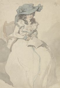 رسالة الحب عام 1790 (قلم وحبر وألوان مائية على ورق) بواسطة توماس رولاندسون