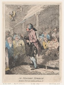 الخطاب الأول ، 5 أكتوبر 1785 ، 5 أكتوبر 1785. بواسطة توماس رولاندسون