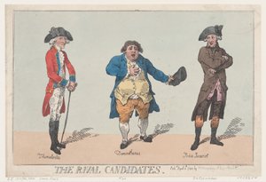 المرشحون المتنافسون ، 8 أبريل ، 1784 ، 8 أبريل ، 1784. بواسطة توماس رولاندسون