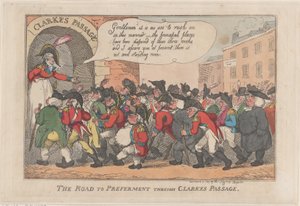الطريق إلى الأفضلية عبر ممر كلارك ، 5 مارس 1809. ، 5 مارس 1809. بواسطة توماس رولاندسون