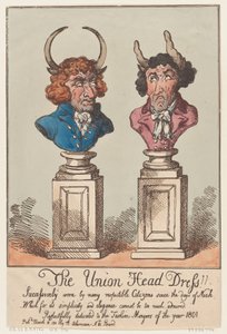 The Union Head Dress !! 18 مارس 1801. ، 18 مارس 1801. بواسطة توماس رولاندسون