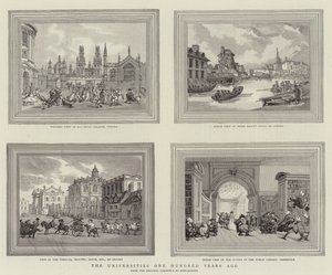 الجامعات منذ مائة عام بواسطة Thomas Rowlandson