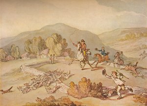 قرية الصيد ، c1800 ، 1922 بواسطة توماس رولاندسون