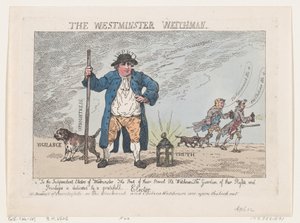 The Westminster Watchman ، ١٢ أبريل ١٧٨٤ ، ١٢ أبريل ١٧٨٤. بواسطة توماس رولاندسون