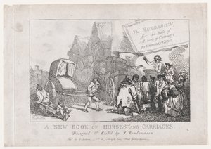 صفحة العنوان: كتاب جديد للخيول والعربات ، أو ، Rhedarium للبيع من جميع الأنواع ... ، 1784. بواسطة توماس رولاندسون