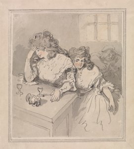 فتاتان tippling بواسطة توماس رولاندسون